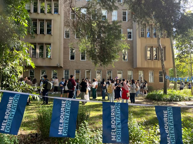 New Student Orientation at the University of Melbourne