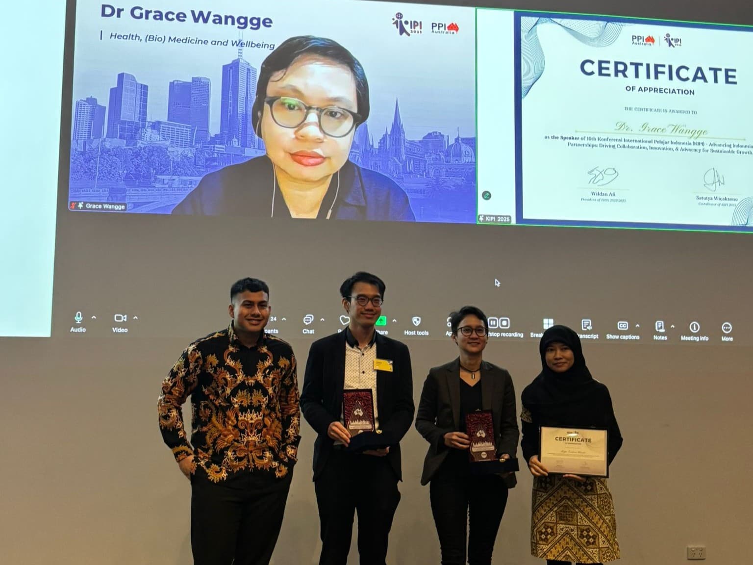 PPIA's President with the Speakers of KIPI 10th